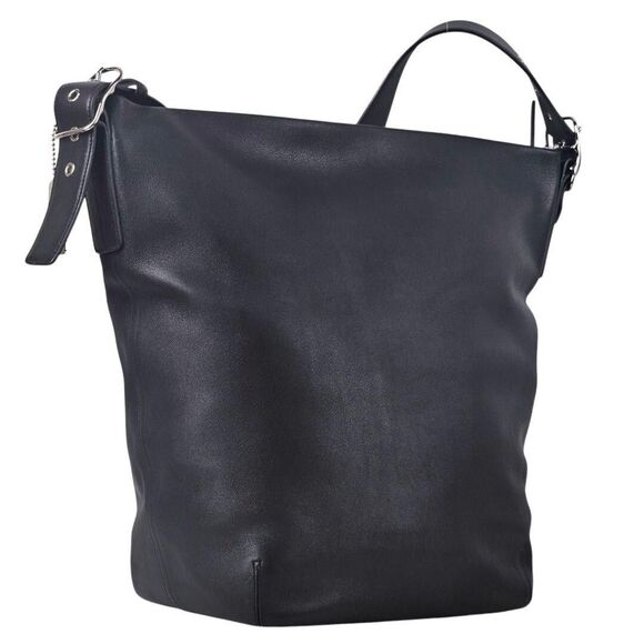 Coach 9151 Legacy Vintage Bucket Shoulder Hobo Bag Black Leather - Picture 1 of 11